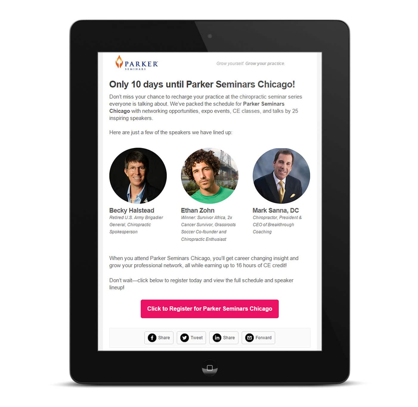 parker-email-blast-tablet